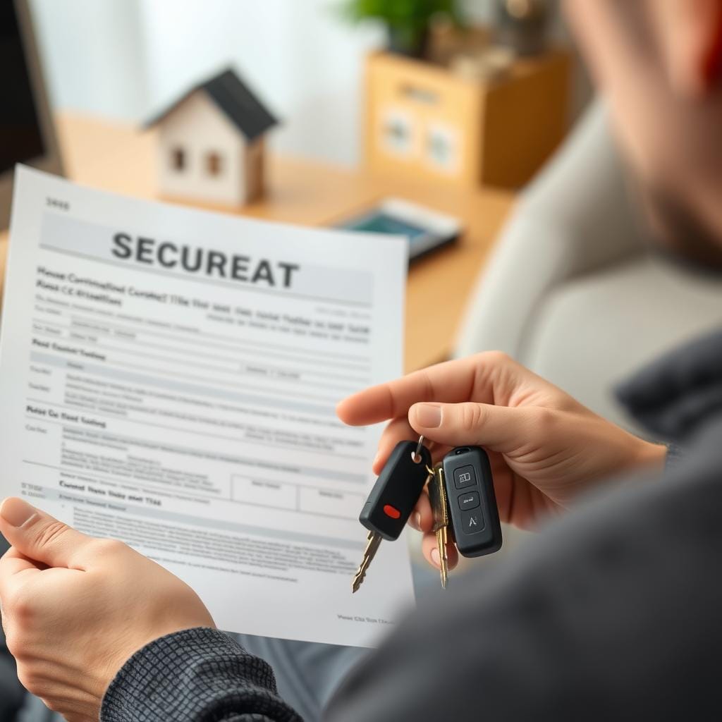 Person offering collateral for secured loan option Person offering collateral for secured loan option