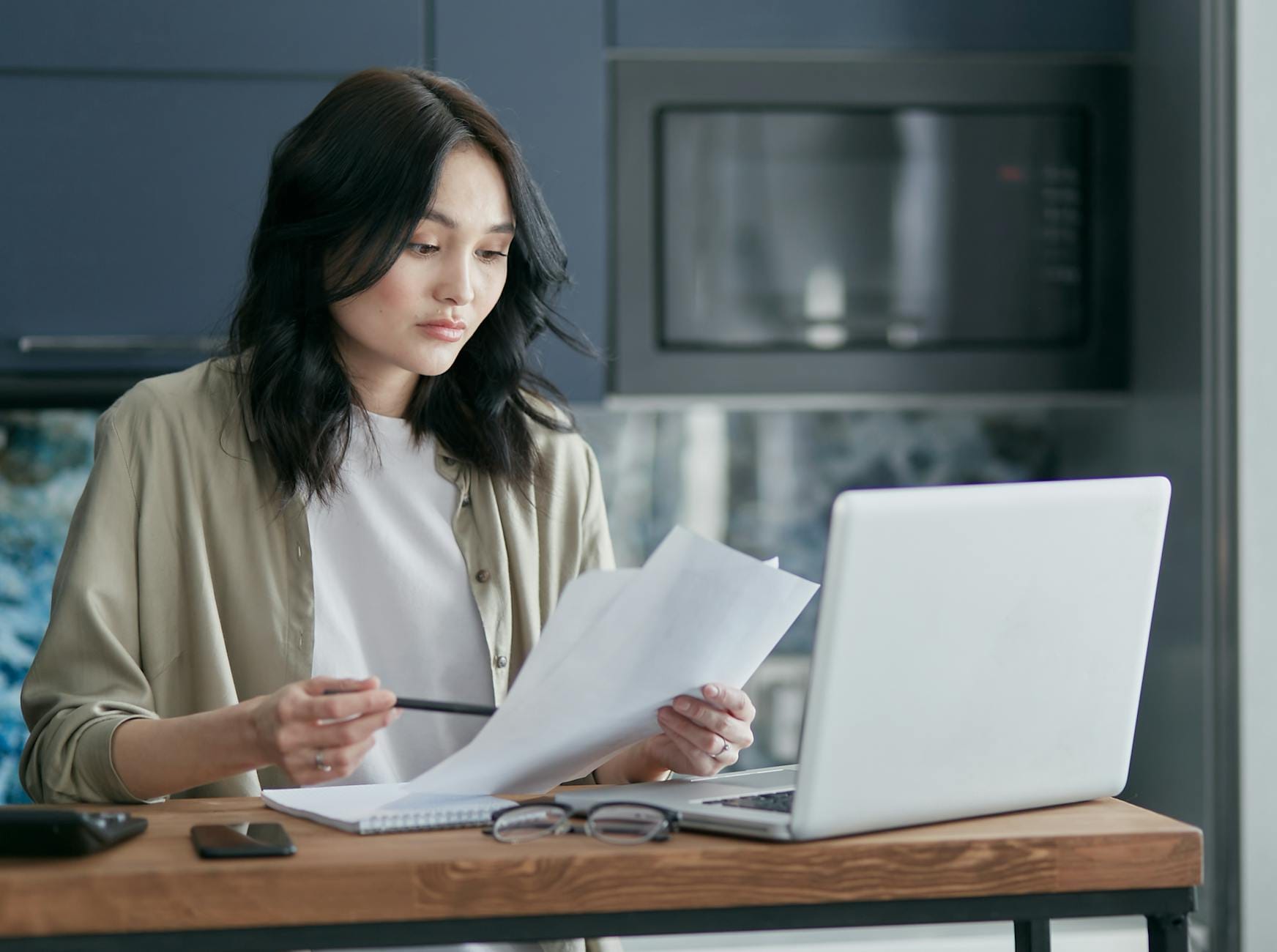 Reviewing installment loan options on a laptop - online installment loans Canada