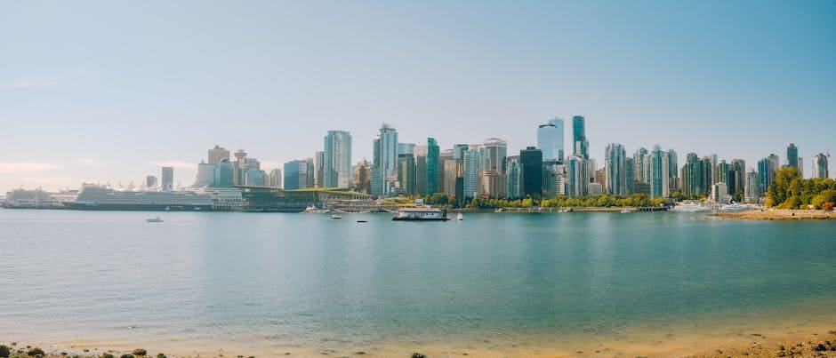 Vancouver waterfront skyline BC Canada - online personal loan British Columbia