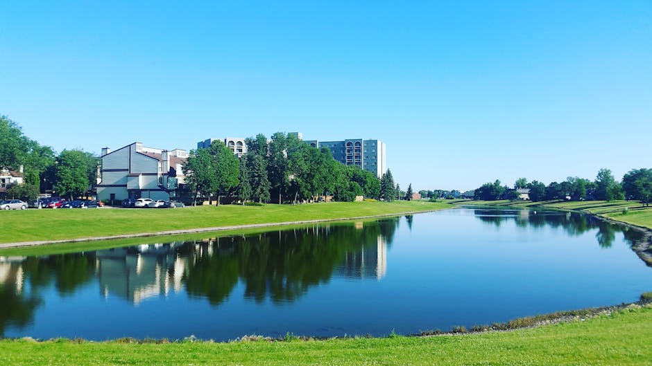 Winnipeg urban landscape MB Canada