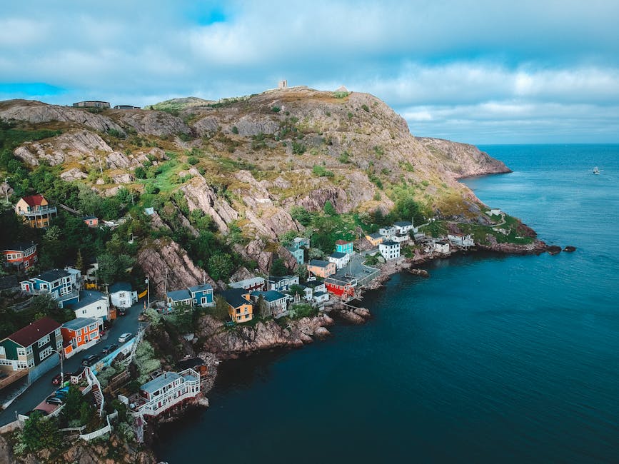 Signal Hill and Cabot Tower above St. John