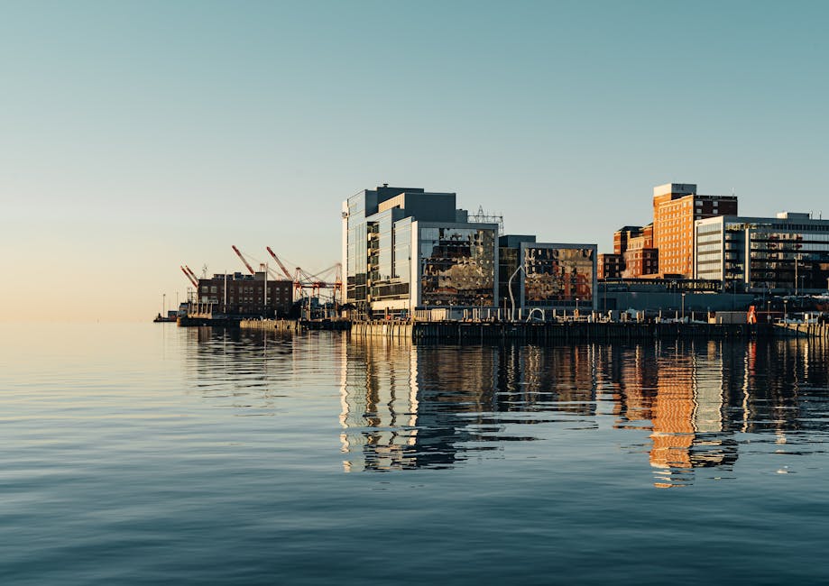 Halifax waterfront at sunrise, Nova Scotia - online personal loans Nova Scotia