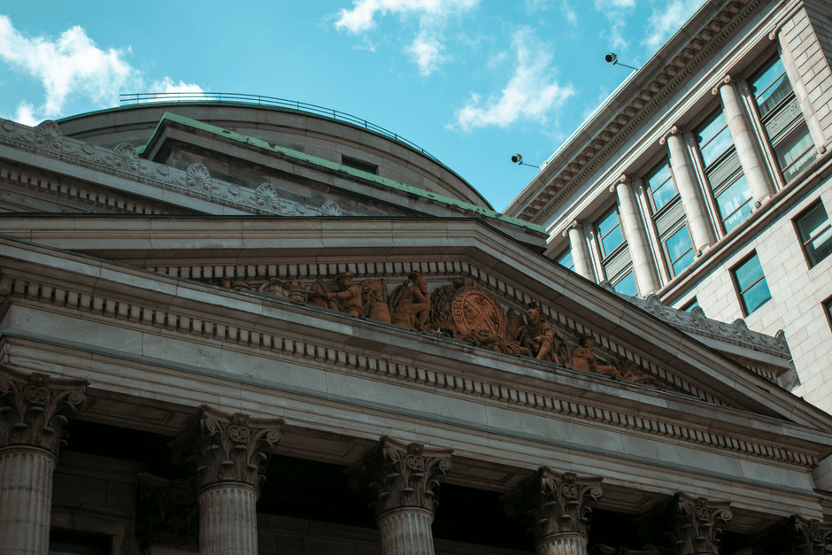 Montreal neoclassical building Canada - personal loans Quebec