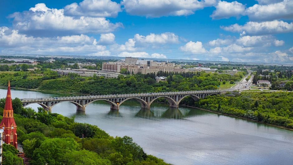 University Bridge Saskatoon Saskatchewan Canada