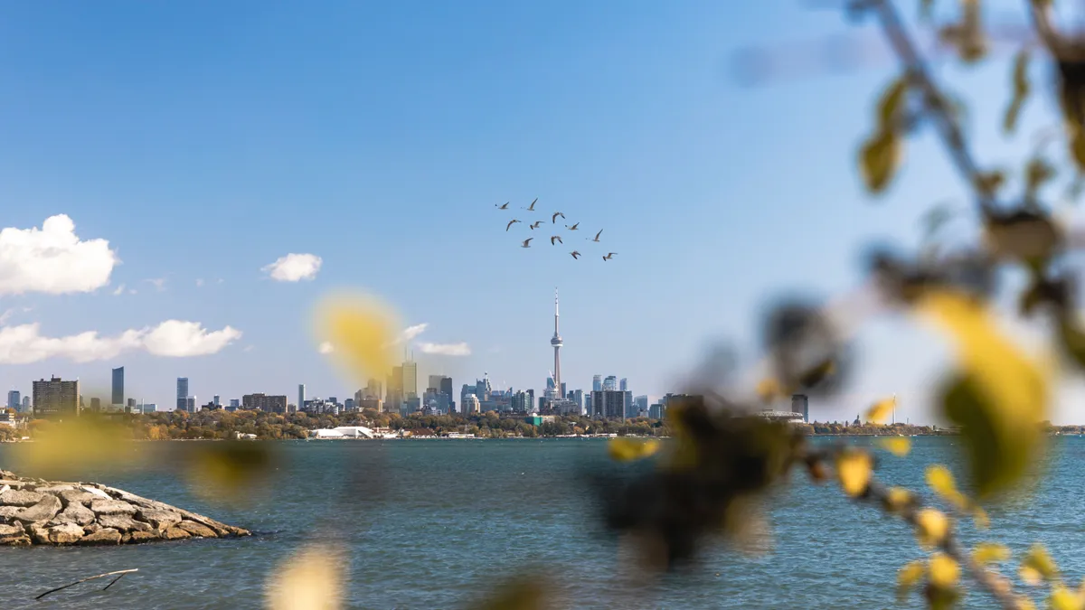 Toronto skyline with the CN Tower, where WizardLoans compares personal loans across Ontario